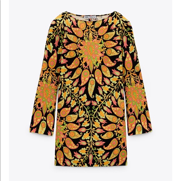 ✨SALE✨Zara Printed Mini Dress ✨SALE✨ - Picture 8 of 11